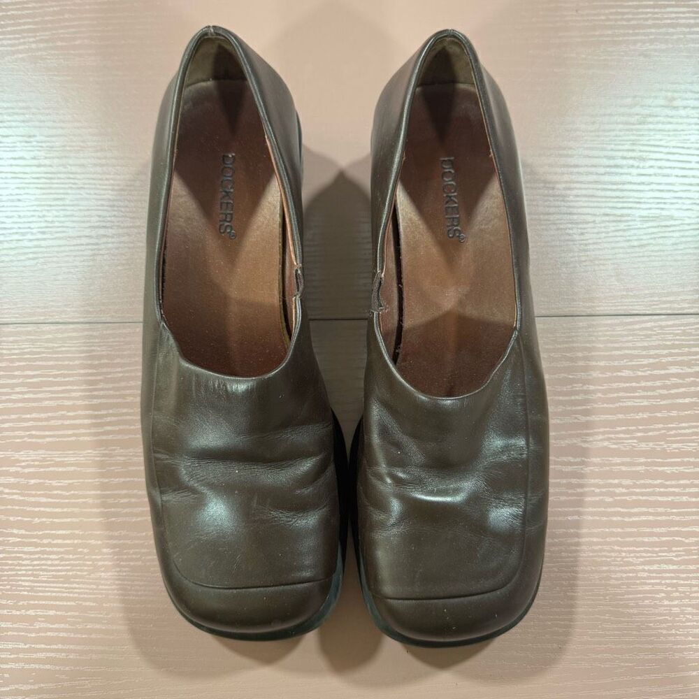Dockers Women's Brown Leather Loafers 6.5